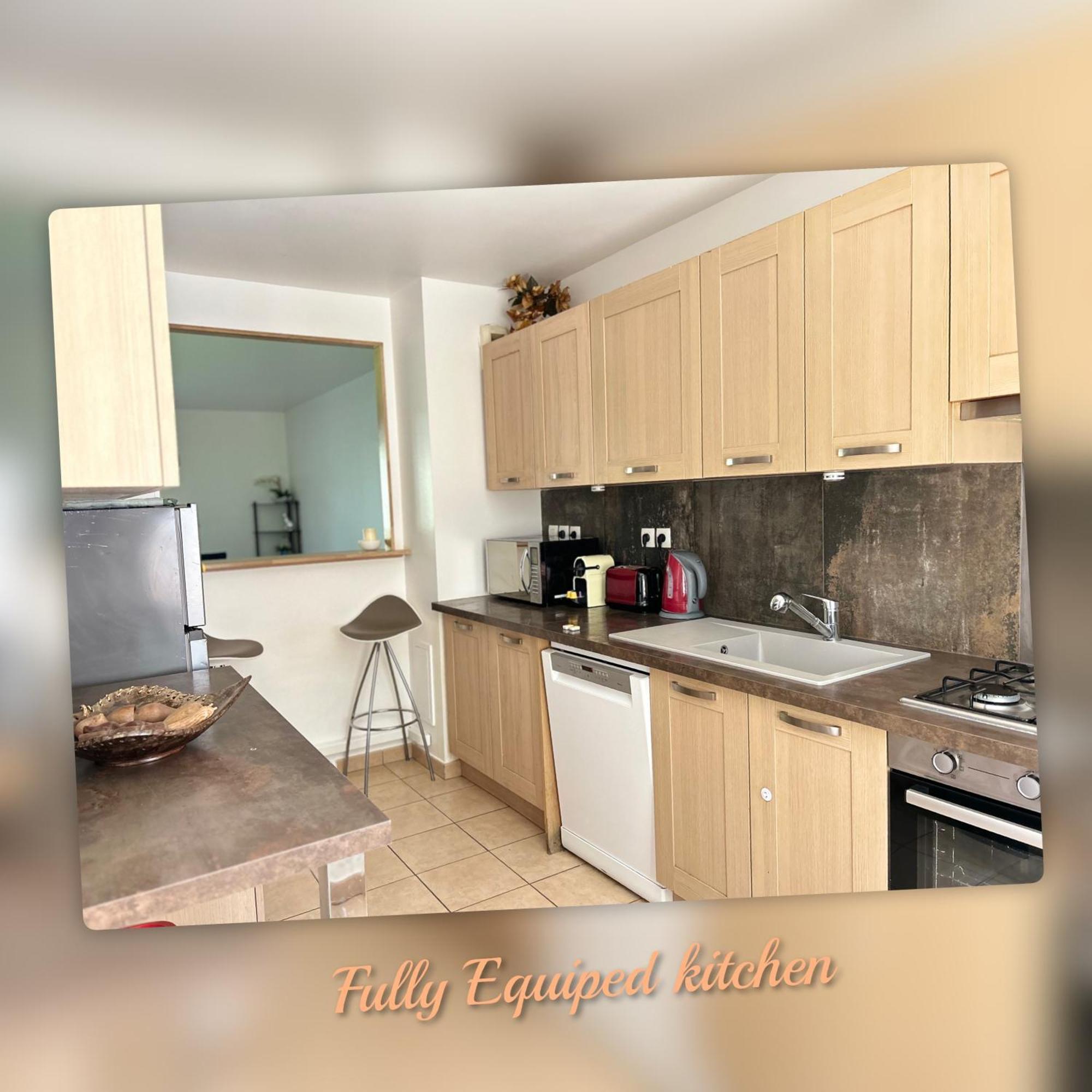 Le Duplex Chessy - 15Min From Disneyland - 2 Private Parkings - Garden - Kingsize & Queensize Bed - Supermarket Behind The House Exteriér fotografie
